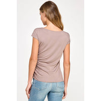 One Side Ruched Tank