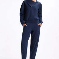 Ultrasoft Fleece Asymmetrical Half Zip
