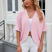 Open Front Knit Cardigan