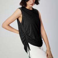 Side Ruched Tank Top