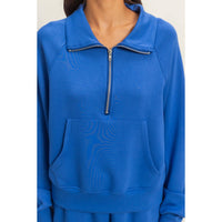 Half-Zip Collar Pullover