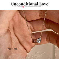 P + P Soft + Strong Pink and Blue Zircon Gemstone Necklace