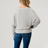 Crossover Dolman Style Sleeve Top