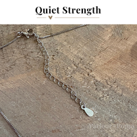 Healing Journey Becoming Me Two Hearts Necklace in Sterling Silver