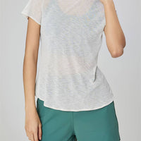 Gillian Open Back Cover Up Active T-Shirt