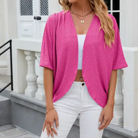 Open Front Knit Cardigan