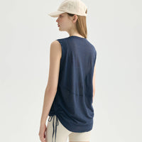 Side Ruched Tank Top