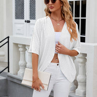 Open Front Knit Cardigan