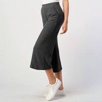 Brushed Rib Knit Lounge Capri