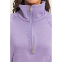 Half-Zip Collar Pullover