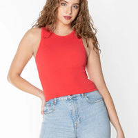 C'est Moi Bamboo Ribbed Tank