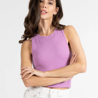 C'est Moi Bamboo Ribbed Tank