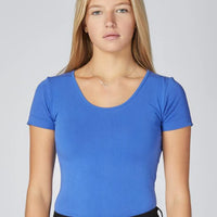 C'est Moi S/S Scoop Neck Top