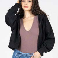 C'est Moi Cotton Fleece Zip Hoodie