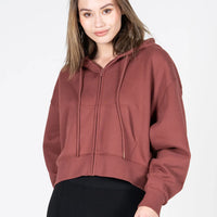 C'est Moi Cotton Fleece Zip Hoodie