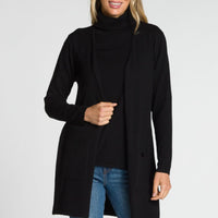 Long Sleeve Open Cardigan with Pockets