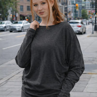 Bamboo Dolman Top Long Sleeve