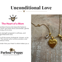 Heart of a Mom + Charms Necklace