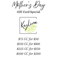 KEYLIME Mother's Day Gift Card Special