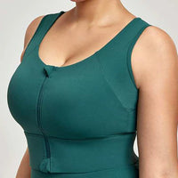 Jazmine Zip Bra Top
