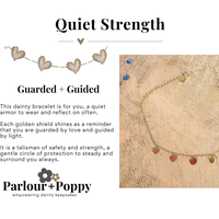 Gold dangle bracelet