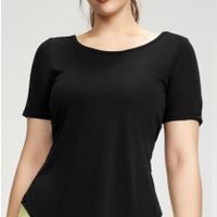 Open Back Bamboo Rib Tee