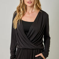 Surplice Neck Modal Top