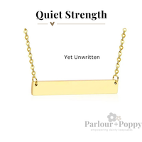 Bar Necklace in Gold