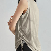 Side Ruched Tank Top