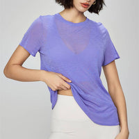 Gillian Open Back Cover Up Active T-Shirt