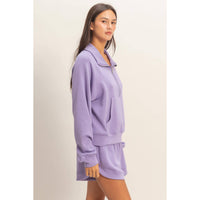 Half-Zip Collar Pullover
