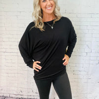 Bamboo Dolman Top Long Sleeve
