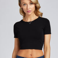 C'est Moi Crop Tee