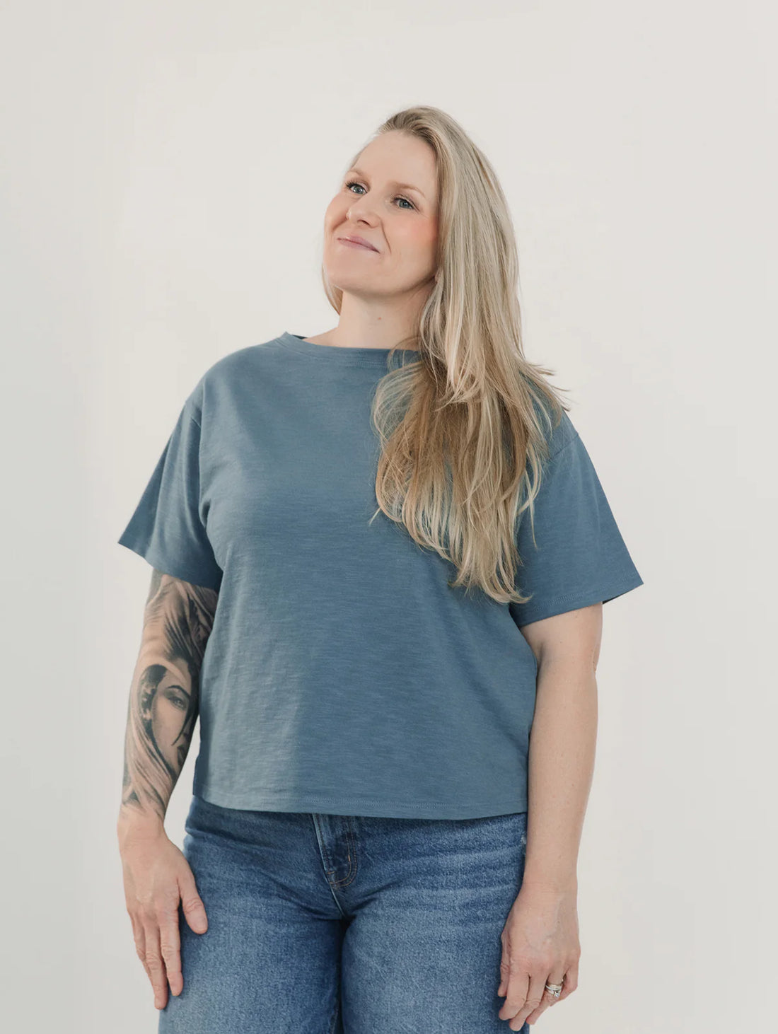 Tide Tee in Slub