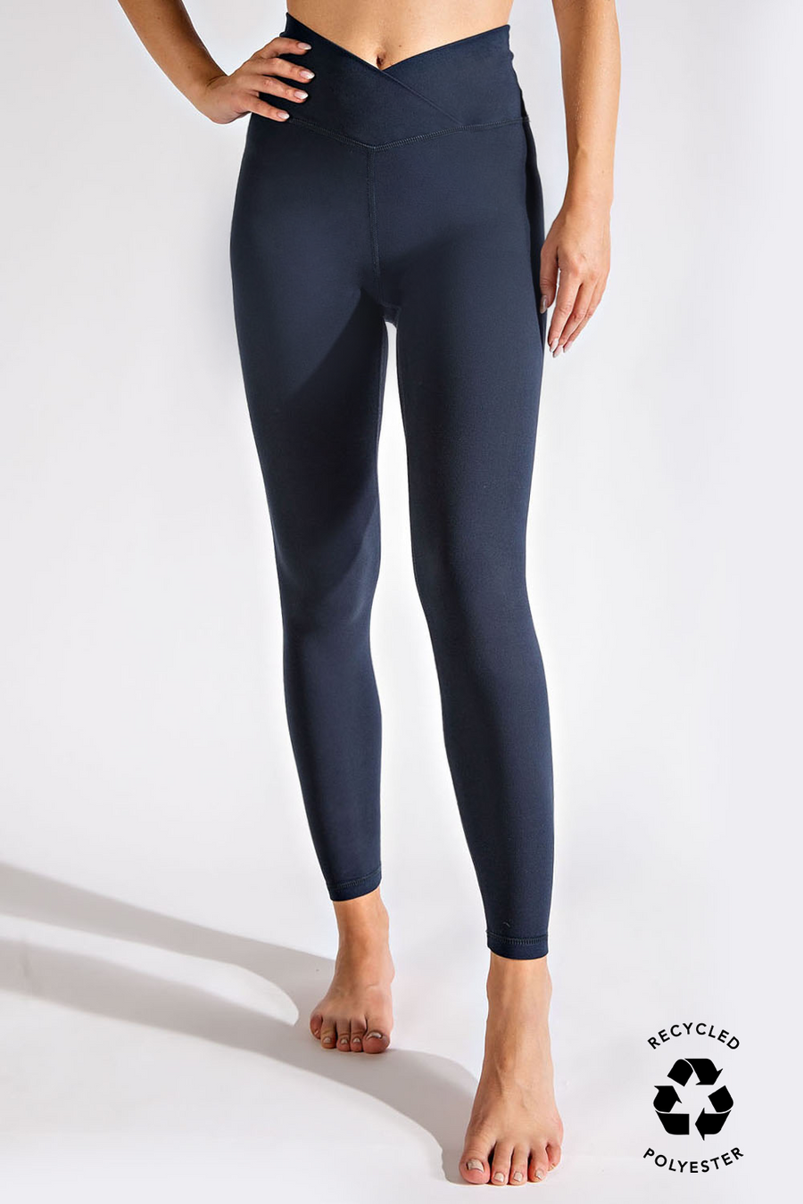 V Waist Full Length Leggings