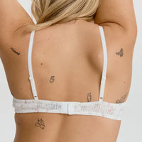 Blush Cotton Pointelle Bralette