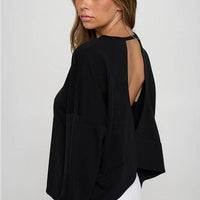 Cutout Long Sleeve Top