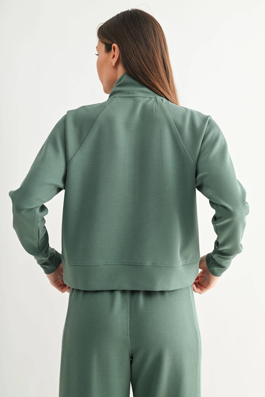 Luxe 1/4 Zip Rib Sweater