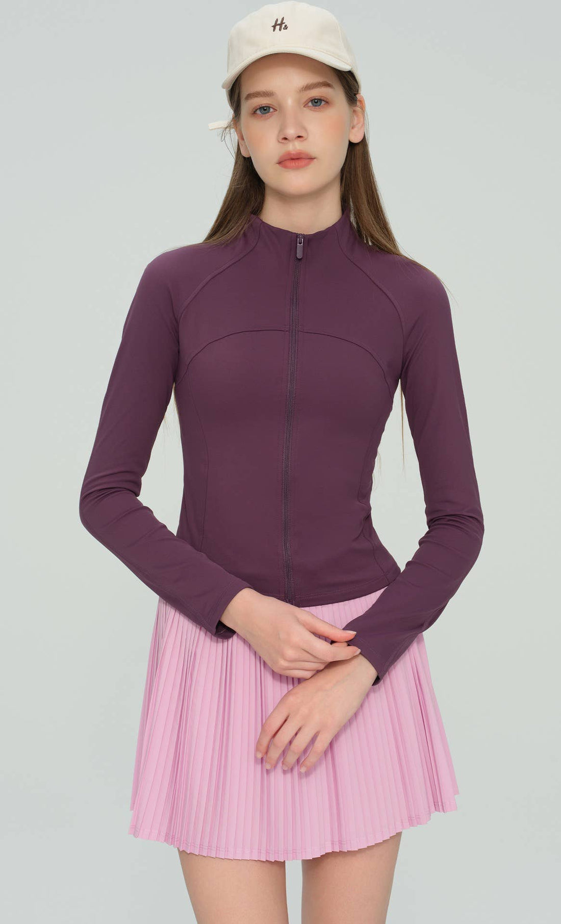Kamira Fleece Sculpt Zipper Jacket -junior fit