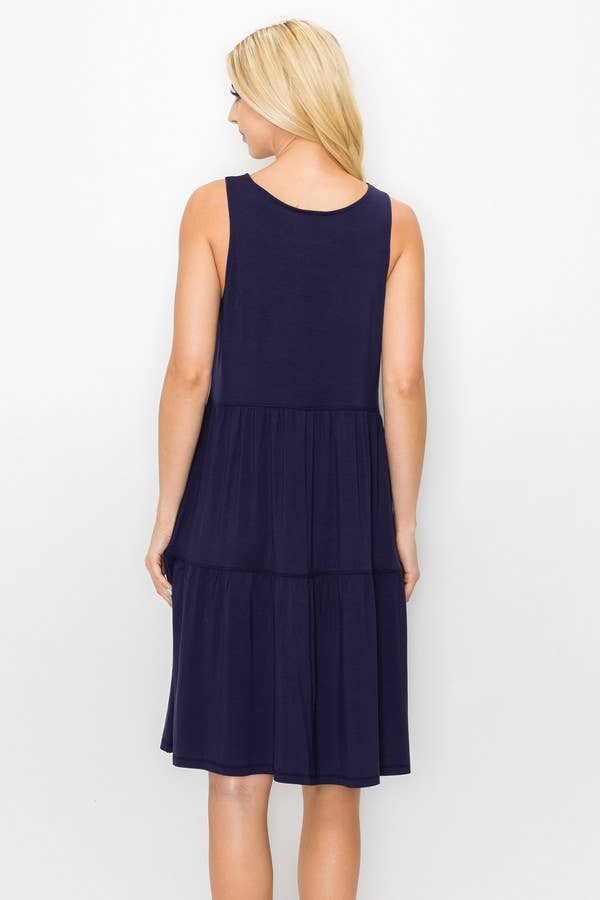 Bohemian Bella Sleeveless Layered Dress