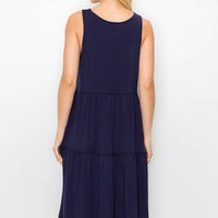 Bohemian Bella Sleeveless Layered Dress