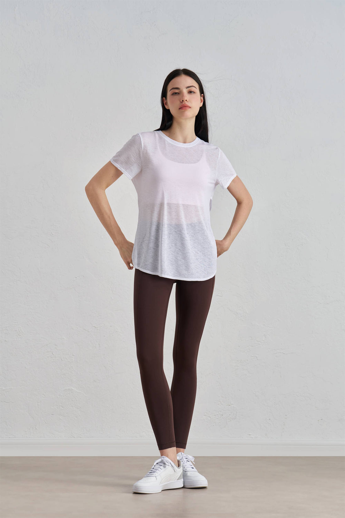 Gillian Open Back Cover Up Active T-Shirt