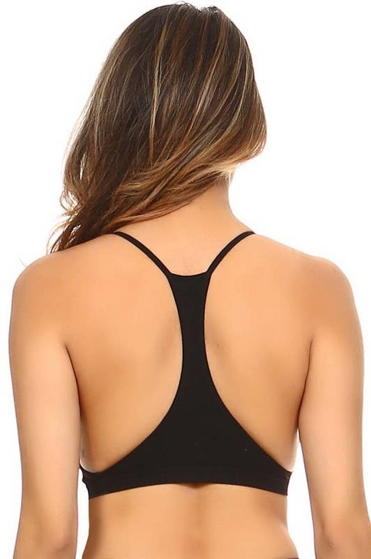 Criss Cross Ribbed Bralette