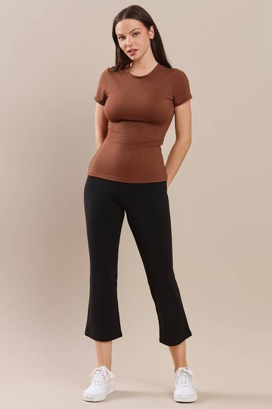 Butterysoft Yoga Flare High Waisted Capri