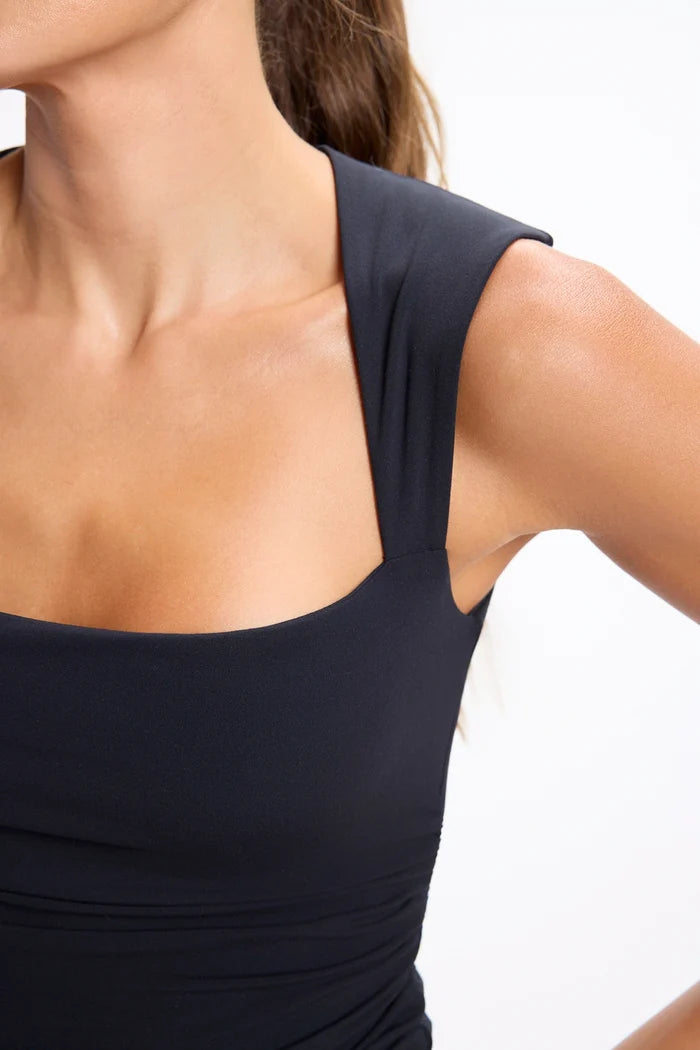 Cloud Square Neck Ruched Top