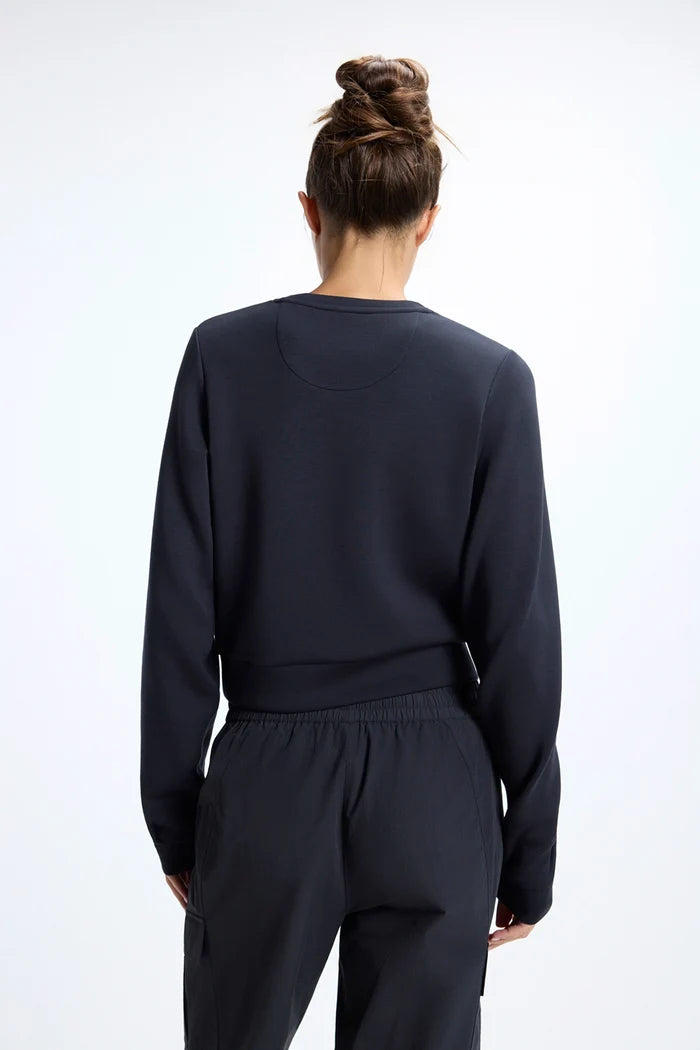 Dreamweave™ Pleated Crew Neck