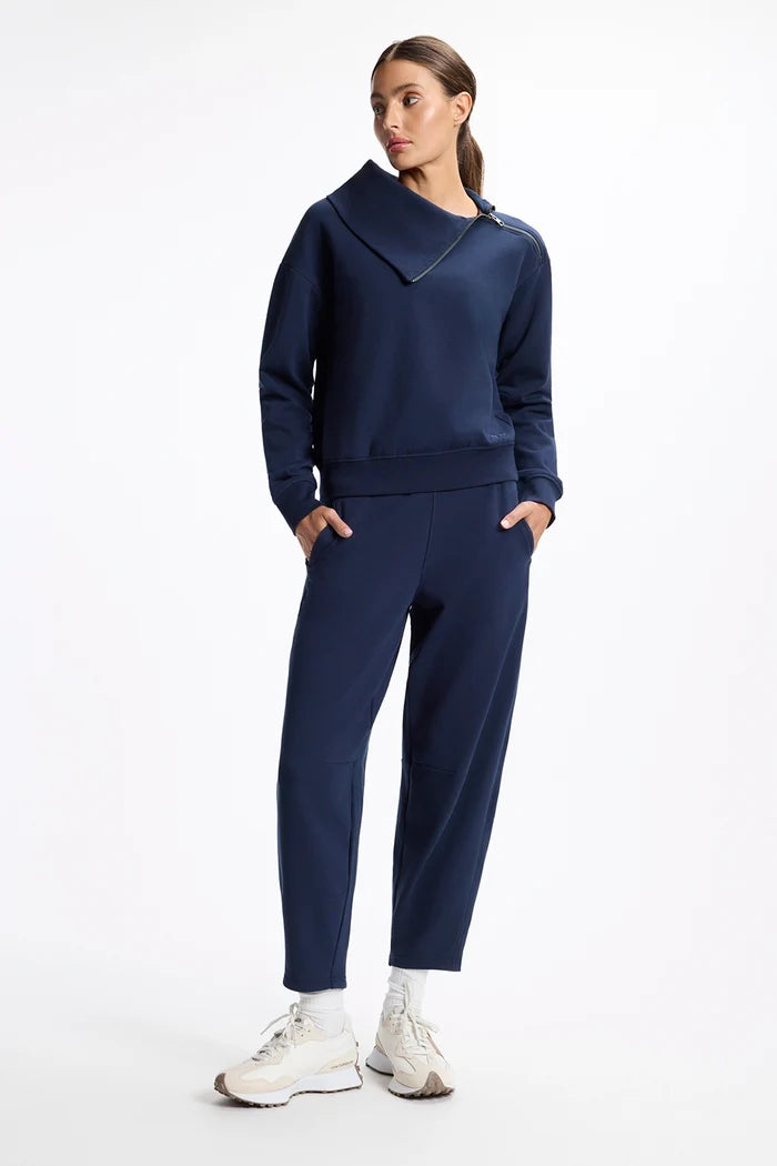 Ultrasoft Fleece Asymmetrical Half Zip