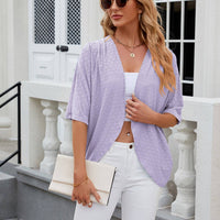 Open Front Knit Cardigan