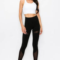 Contour Mesh Active Leggings
