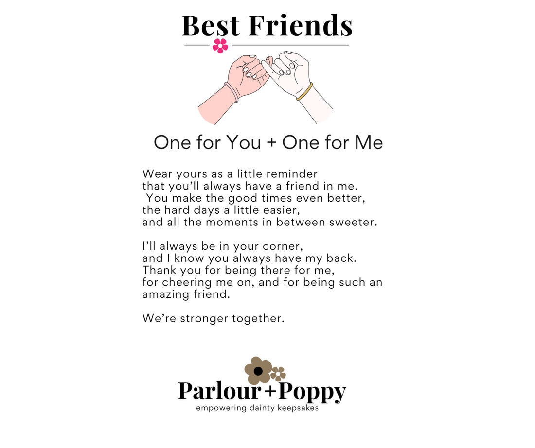 Best Friend Bracelet Duo — One for You + One for Me